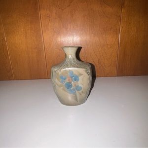 vintage hand painted pottery vase (tiny!)